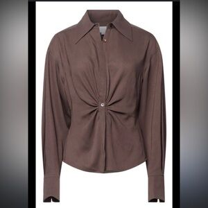 Equipment Bennet Gathered Front Shirt - NWT